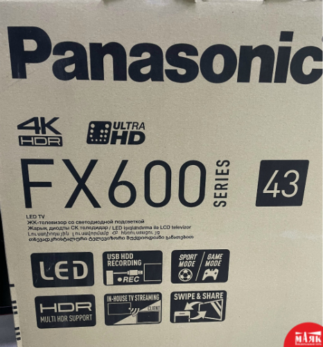 О4 Б/У телевизор Panasonic tx43fxr600 КОР №e00238961