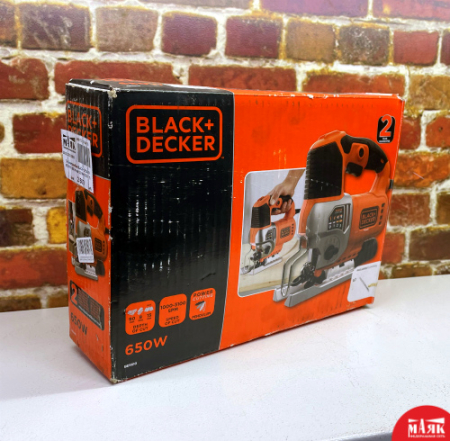О4 Б/У Электролобзик BLACK+DECKER BES610, 650 Вт кор 123 №e00239175