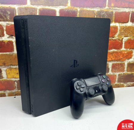 О4 Б/У Игровая приставка ps4 slim 1дж кор №e00254456