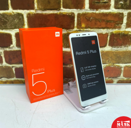 О7 ст Redmi 5 Plus 4/64GB НОВЫЙ КОМПЛЕКТ 866763030280826 №К00004720