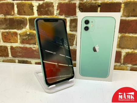 О1 Б/У ст iPhone 11 64GB Green коробка 353061282163570 №e00246498