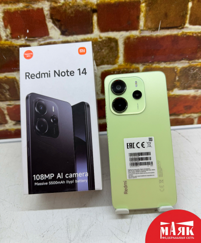 О1 Б/У ст. Redmi Note 14 8GB/128GB (Коробка) 864129074788367 №e00477809