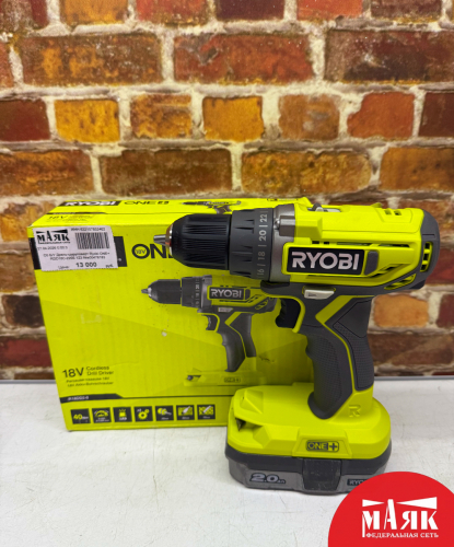 О5 Б/У Дрель-шуруповерт Ryobi ONE+ RDD18C-220S 123 №e00478183