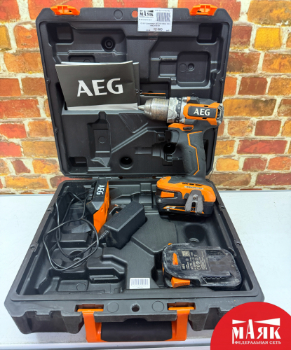 О5 Б/У Шуруповерт AEG BS18SBL 123 №e00478184