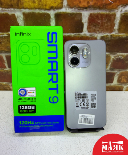 О4 Б/У ст. Infinix Smart 9 4GB/128GB (кор) 351186192187815 №e00479371