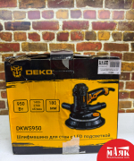 О1 Б/У Шлифмашина для стен DEKO DKWS950 (КОР) 123 №e00481189