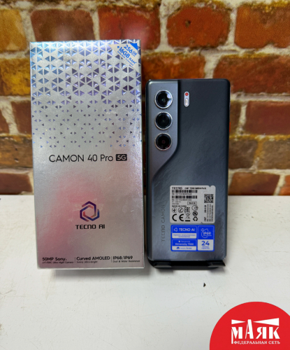 О10 Б/У ст. Tecno Camon 40 Pro 5G 8GB/256GB (КОР) 357702280095548 №e00496304