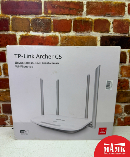 О9 Б/У Роутер TP-Link Archer C5 Двухдиапазонный гигабитный №e00497513