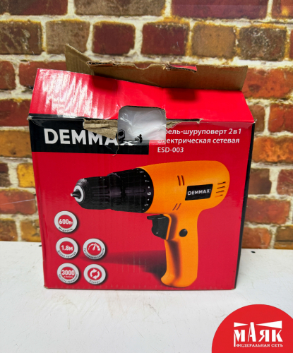 О10 Б/У Эл. шуруповерт demmax esd-003 кор 123 №e00497326